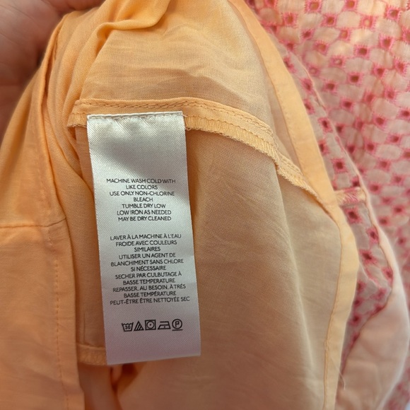 Free People Berry Kiss Mini Dress Size Large NWT in Peach Combo - Picture 10 of 13